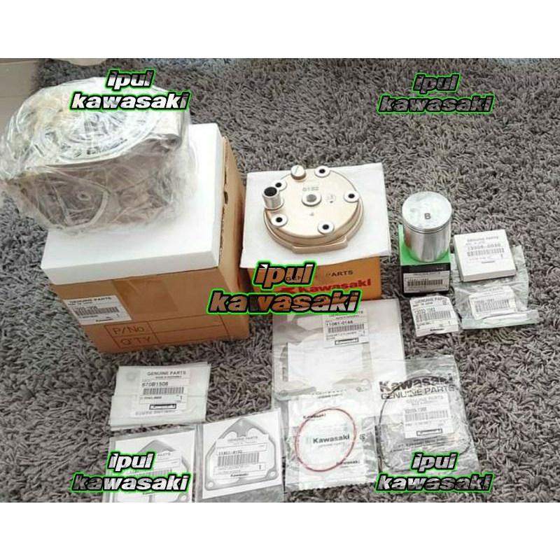 blok ninja r rr ss blok gold kmi blok head gold piston set dan paking set ninja 150 r rr ss original