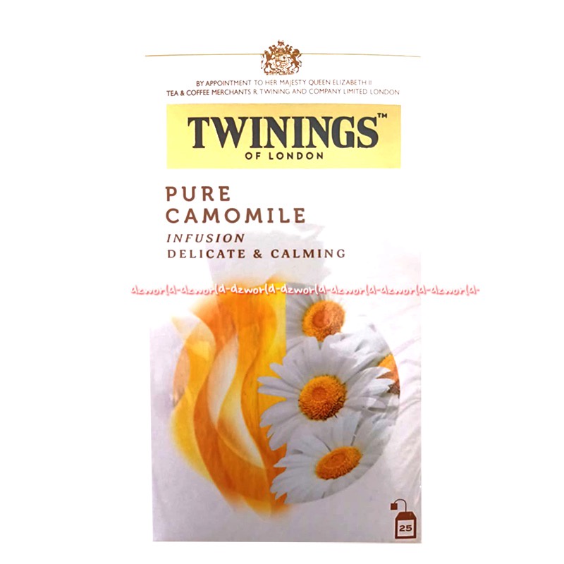 Twinings Of London Pure Camomile Infusion 25pcs Teh Herbal Infusion Teh Import Twining Camomil Kamomile