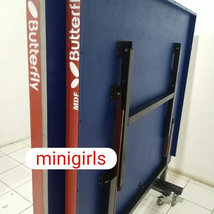 Meja pingpong butterfly kaki super tebal - meja komplit