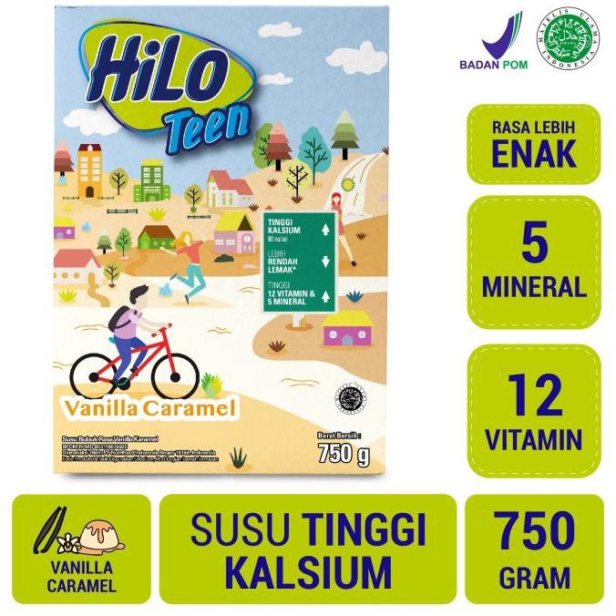 

HiLo Teen Vanilla Caramel 750gr - Susu Tinggi Kalsium