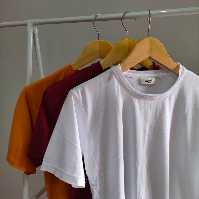 UNFINISHED V2 T-SHIRT | Kaos polos pria tanpa kerah