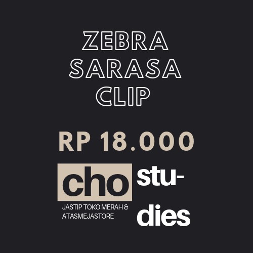 

Zebra Sarasa Clip