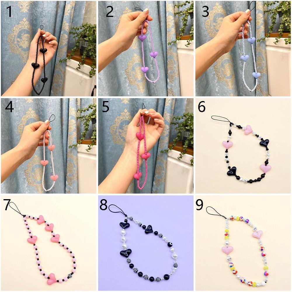 Tali Lanyard Handphone Handmade Motif Kartun Bahan Akrilik