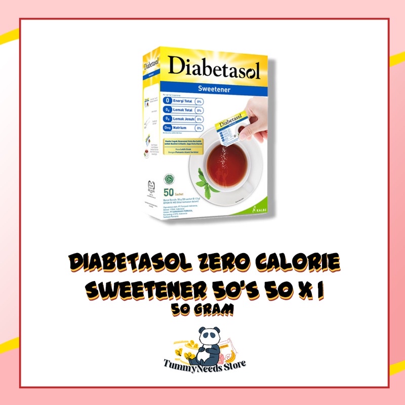 

DIABETASOL Zero Calorie Sweetener 50'S 50X1 Gram