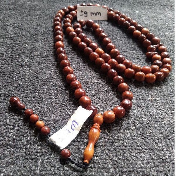 tasbih kokka bulat ± 9 mm ( 9mm ) 99 butir