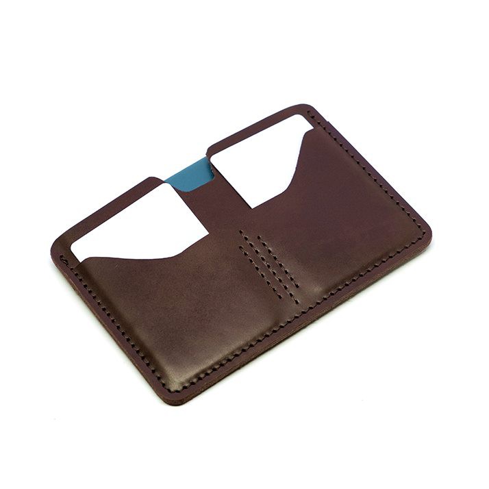 dompet passport simpel kulit sapi asli passport cover coklat - PHWL989