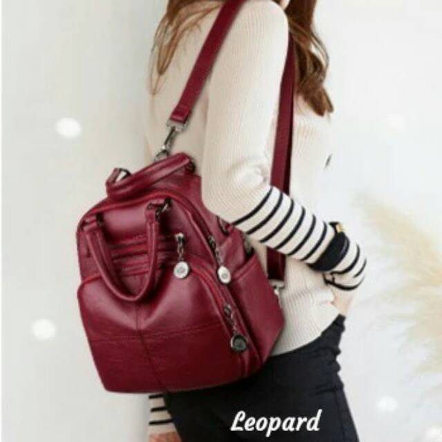 RANSEL WANITA B××BERRY TYPE JC TW 9332 8802 GC DJAY R PISBAN PU LEATHER TERBARU TERMURAH POPULER