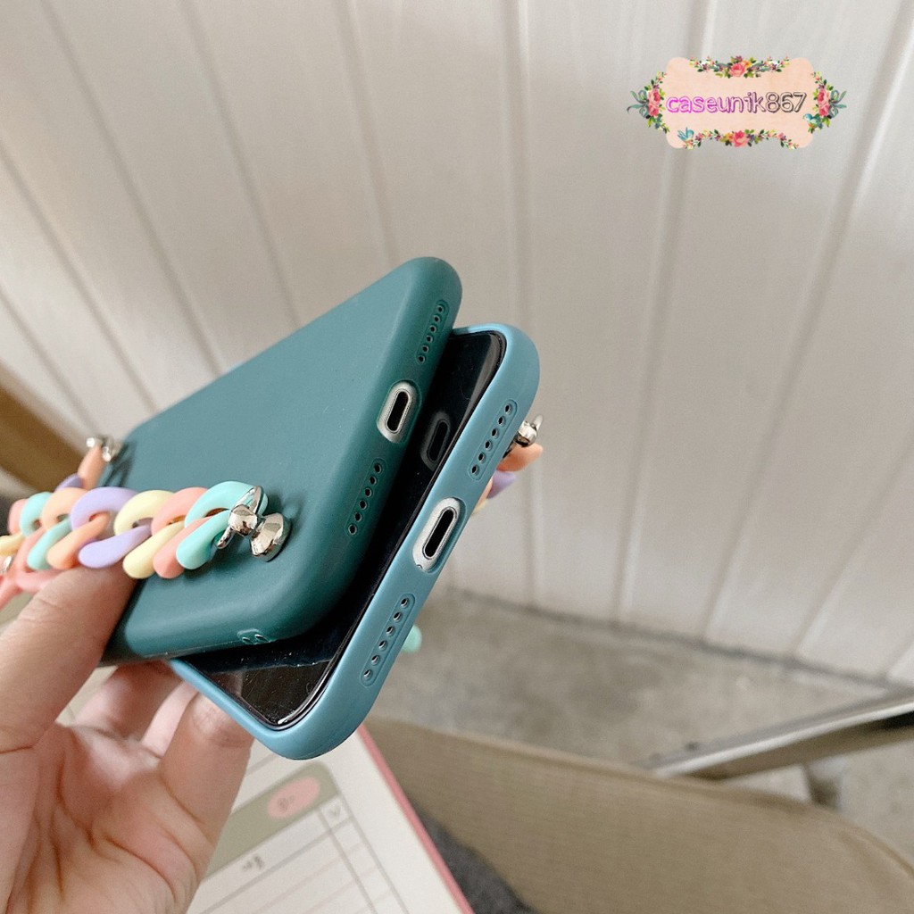 case softcase candy gelang rantai oppo f5 f9 a7 a5s a12 f11 pro a5 a33 a9 2020 a53 CS1812