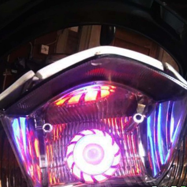 (LRP2) Lampu Rem Belakang Projie Lampu Stop Rem Motor Model Spiral Kipas Variasi Beat Vario Mio Fino