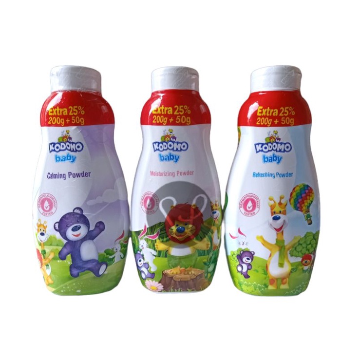 Kodomo Baby Powder Kemasan 200gr + 50gr