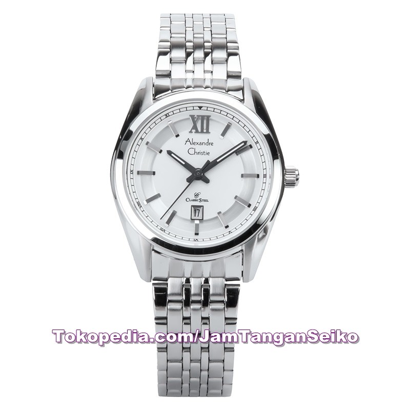 Jam Tangan Wanita Alexandre Christie AC 8501 LD BSSSL Classic Stainles