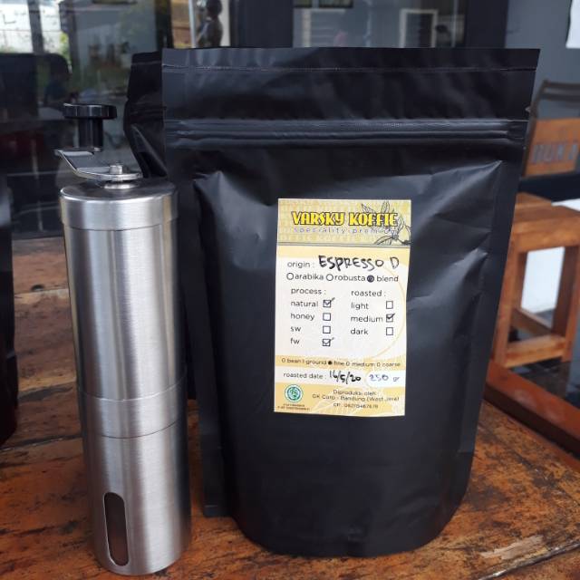 

VARSKY KOFFIE , Espresso D (250gr)