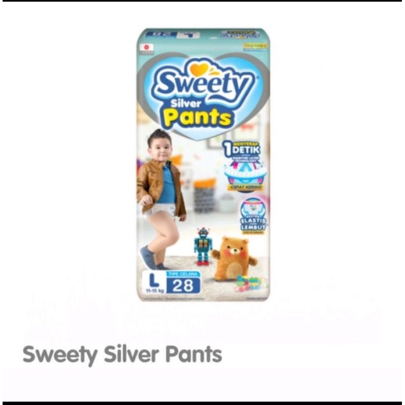 Sweety Pants Silver L28/popok bayi Sweety/Sweety Silver