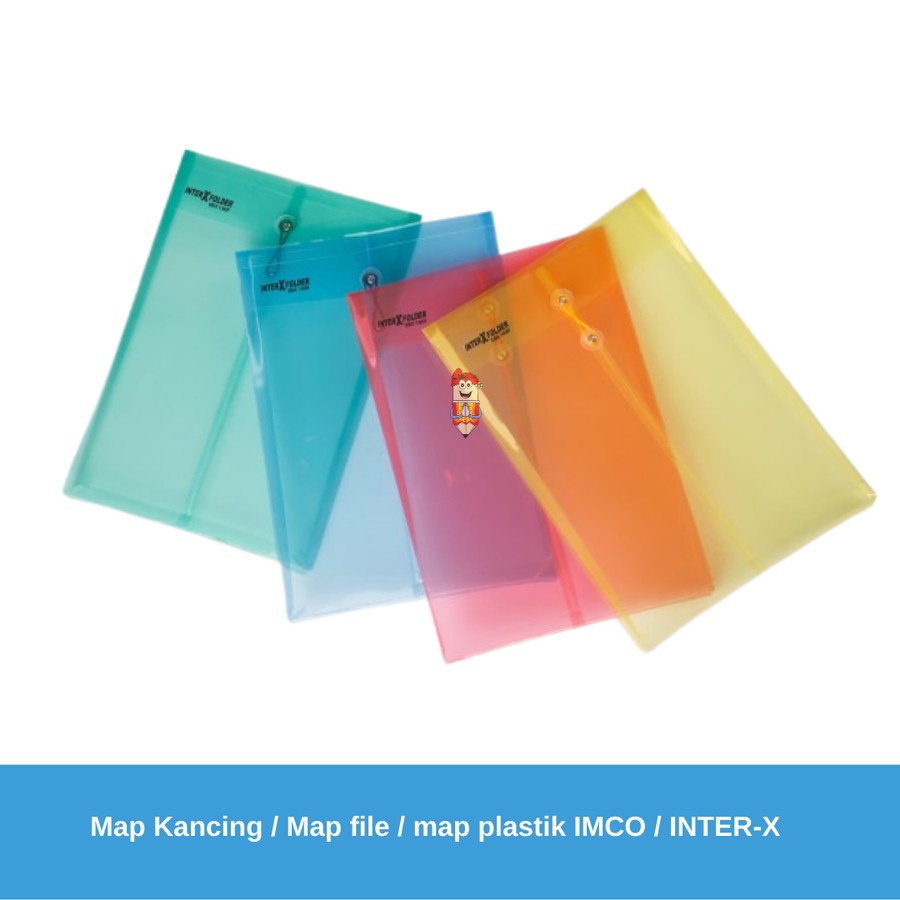 

Map Kancing / Map file / map plastik IMCO / INTER-X