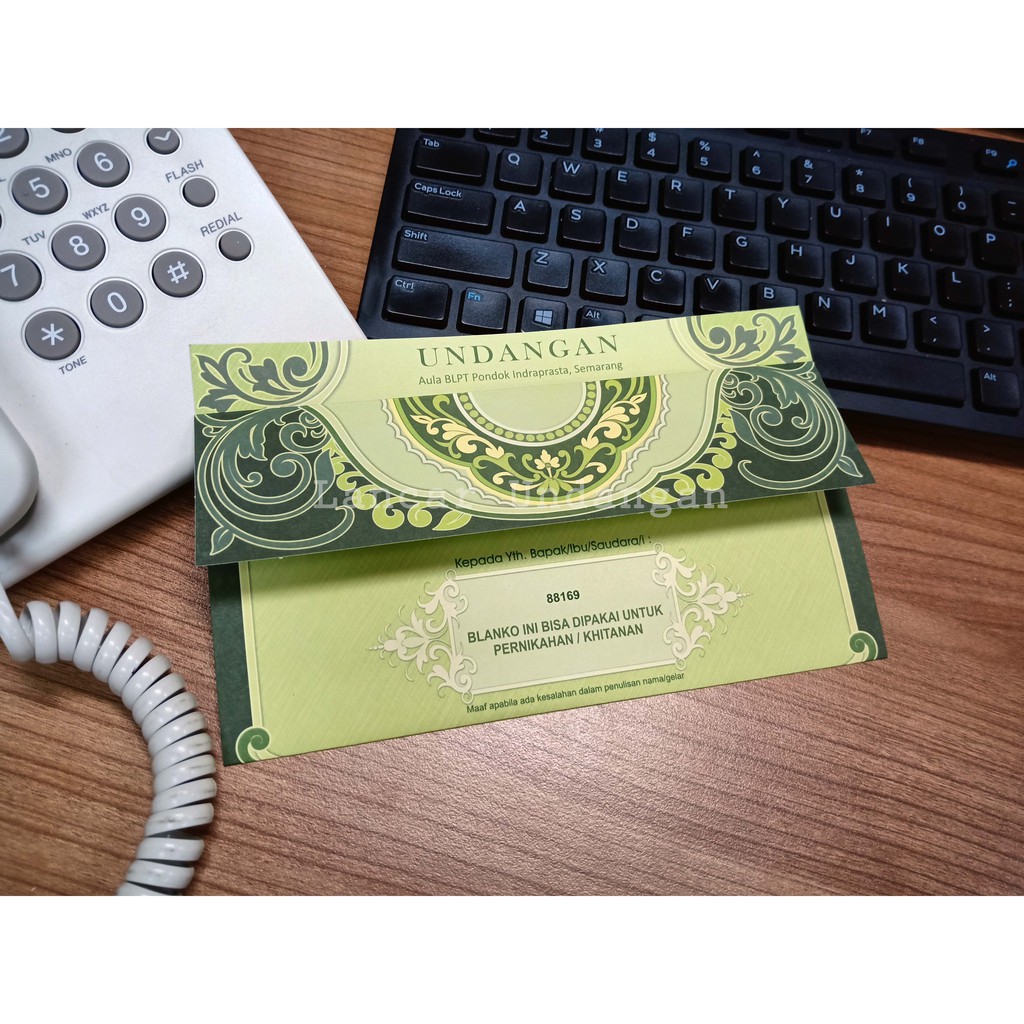 Kartu Undangan / Undangan Pernikahan / Undangan Murah / Erba 88169