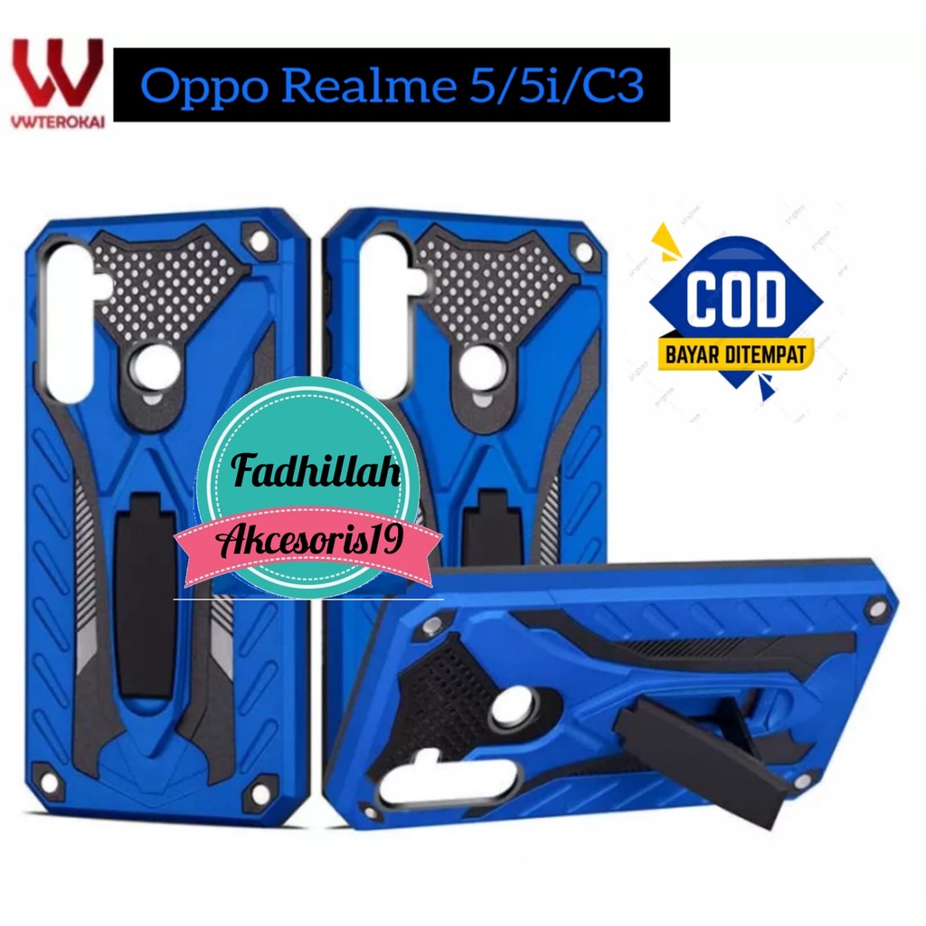 FOR { REALME C3 / 5 / 5i } Casing/Hardcase Phantom Robot Kick Standing