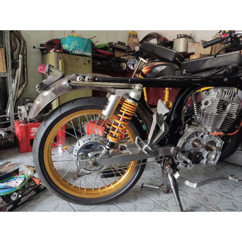 slebor belakang pres cb125 Bojonegoro tanpa las sambungan
