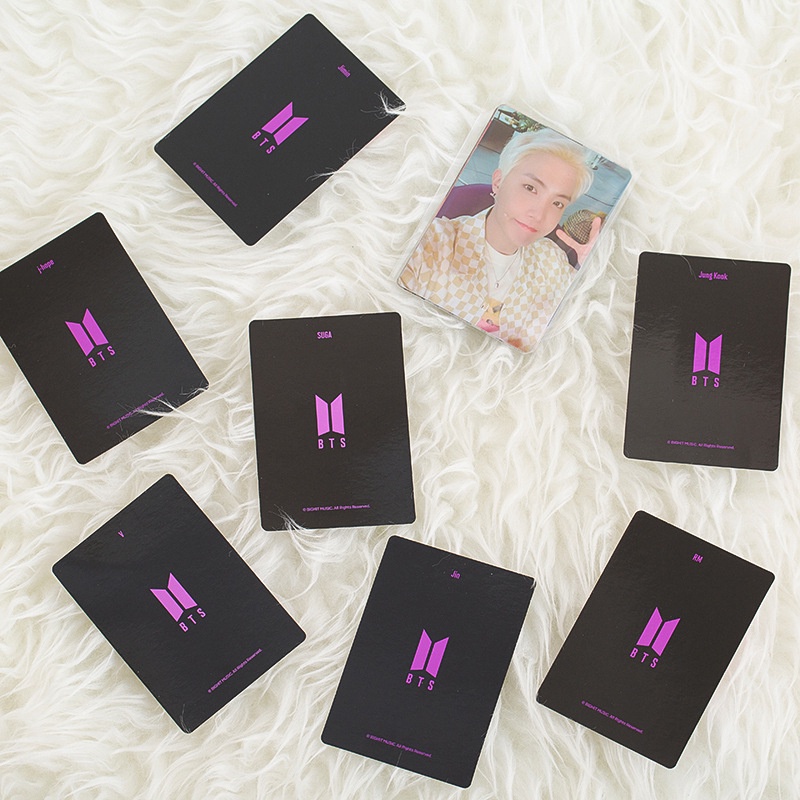 7pcs / set Kartu Foto Mini HD BTS Merch Untuk Koleksi
