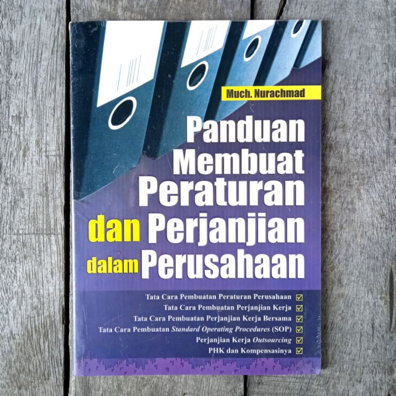 Jual Panduan Membuat Peraturan Dan Perjanjian Dalam Perusahaan | Shopee ...