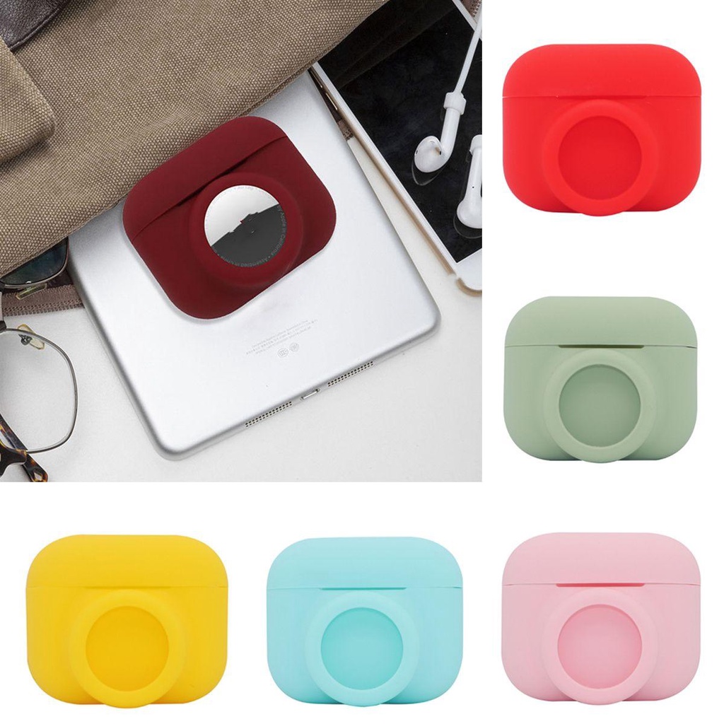 POPULAR Populer Casing Pelindung Two-in-one Warna Solid Cocok Untuk Untuk Airtag