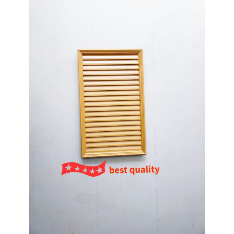 Jalusi besar pintu kamar mandi PVC