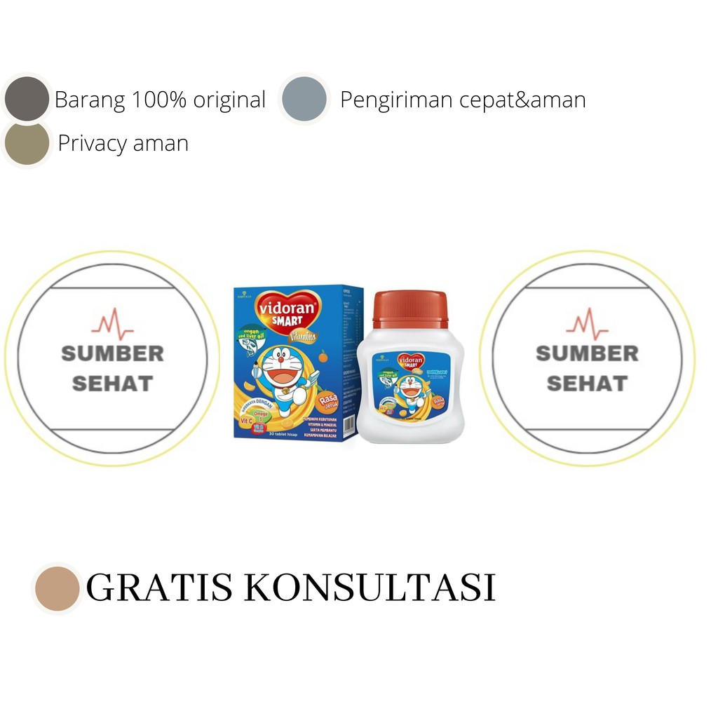 Vidoran smart, vitamin anak, vitamin nafsu makan anak, vitamin c anak