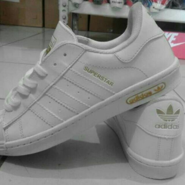 Adidas superstars import vietnam putih polos