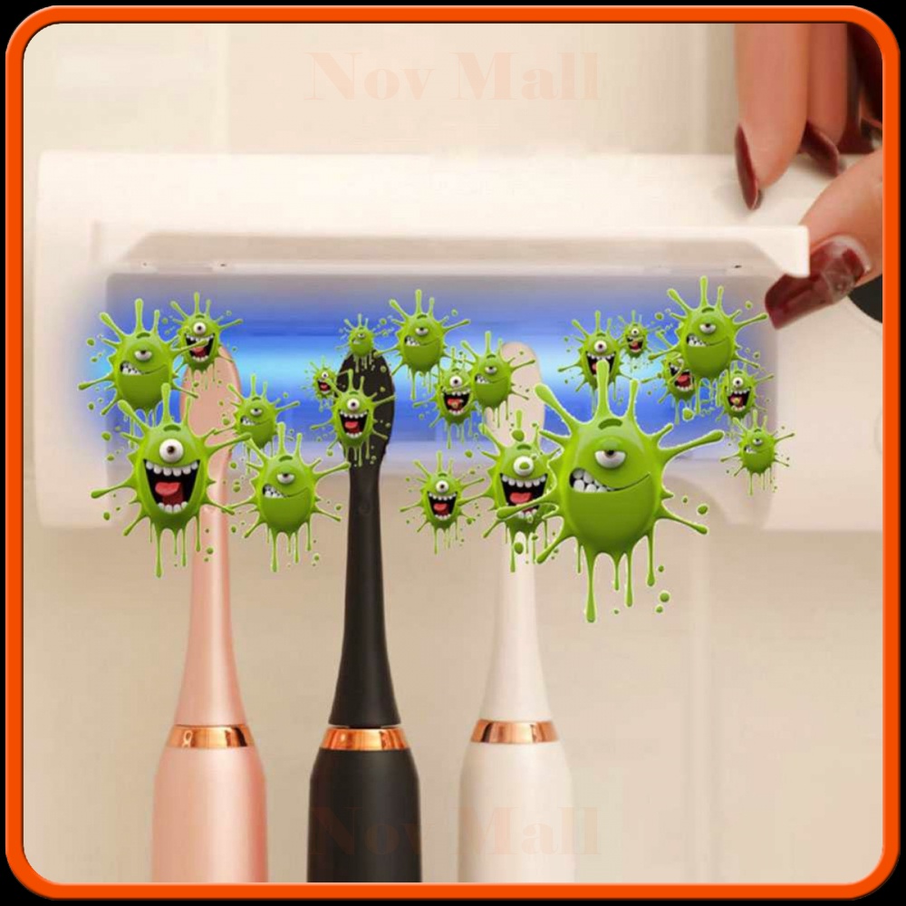 Rak Sikat Gigi UV Toothbrush Holder Sterilizer -GG791