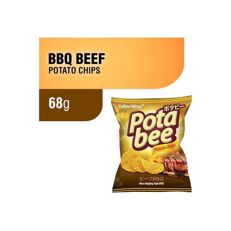 

POTABEE POTATO CHIPS BBQ 68GR