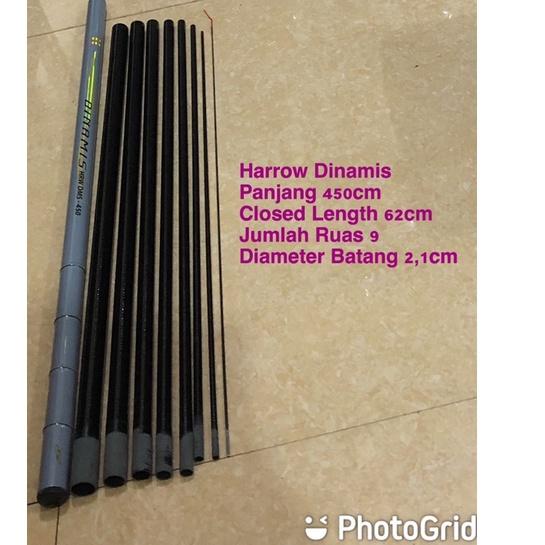 (HOT SALE) Joran Pancing Tegek Harrow Dinamis 540/450/360