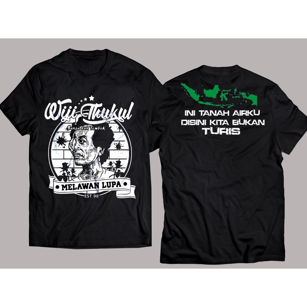 BAJU KAOS WIJI THUKUL BAJU TOKOH T-SHIRT PRIA/WANITA STANDART DISTRO KATUN COD