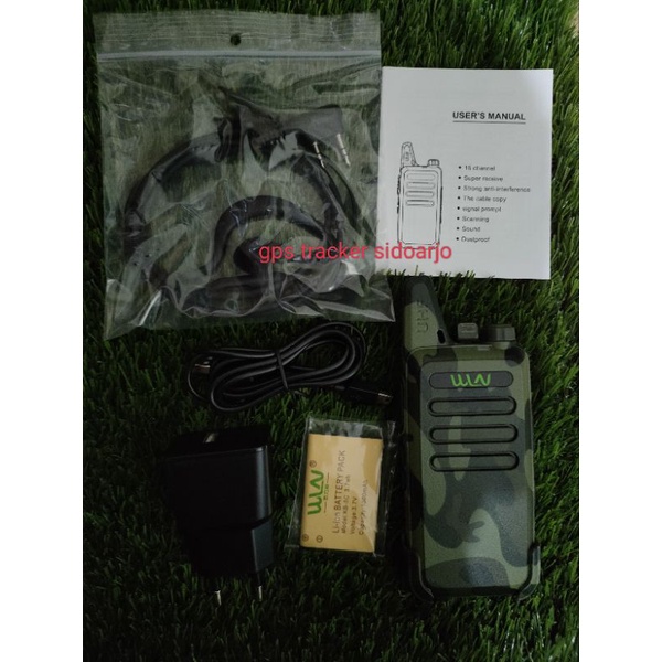 ht WLN KD-C1 walkie talkie tow way radio GARANSI WLAN KDC1 free headset