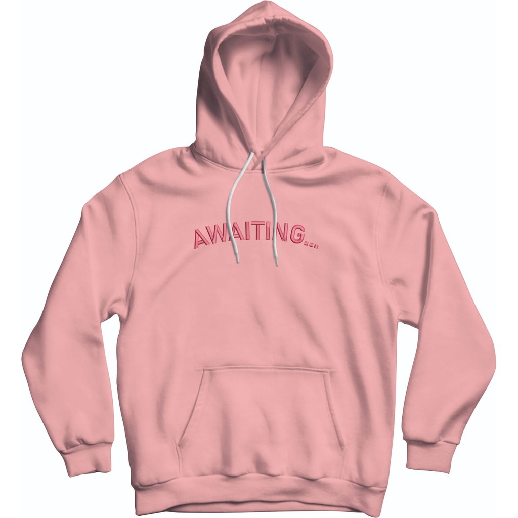 HOODIE WANITA AWAITING BORDIR TEBAL TERBARU,