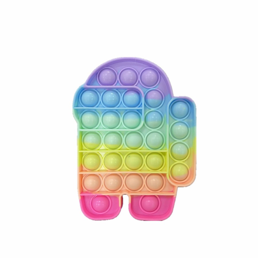 MAINAN POP IT FIDGET TOY MACARON RAINBOW-1