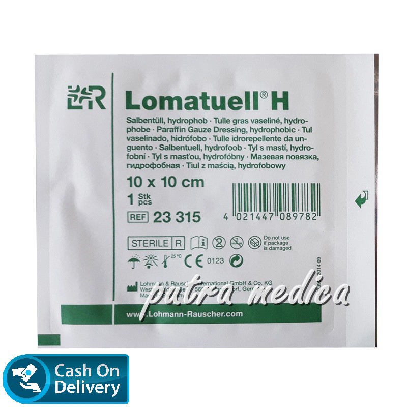 Lr Lomatuell H 10cm X 10cm 1pc Kasa Antibiotik Penutup Luka Kain Kassa Jaring Steril Shopee Indonesia