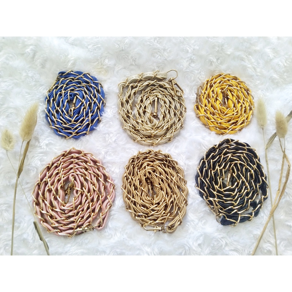 Tali Tas Rantai Gold / Aksesoris Tas atau Dompet