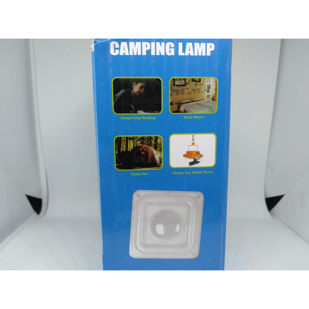 Van Star V-696 Lampu Camping Solar Panel / Lampu Emergency Tenaga Surya