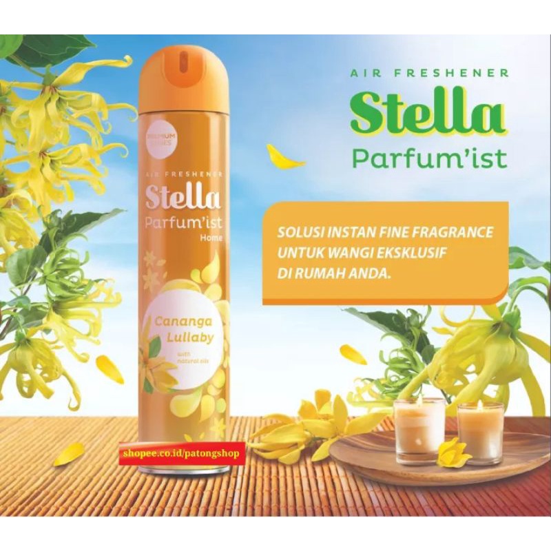 Stella Parfum'ist Aerosol Cananga Lullaby 350+50 ml - Pengharum Ruangan Semprot - Pewangi Ruangan - NEW Product