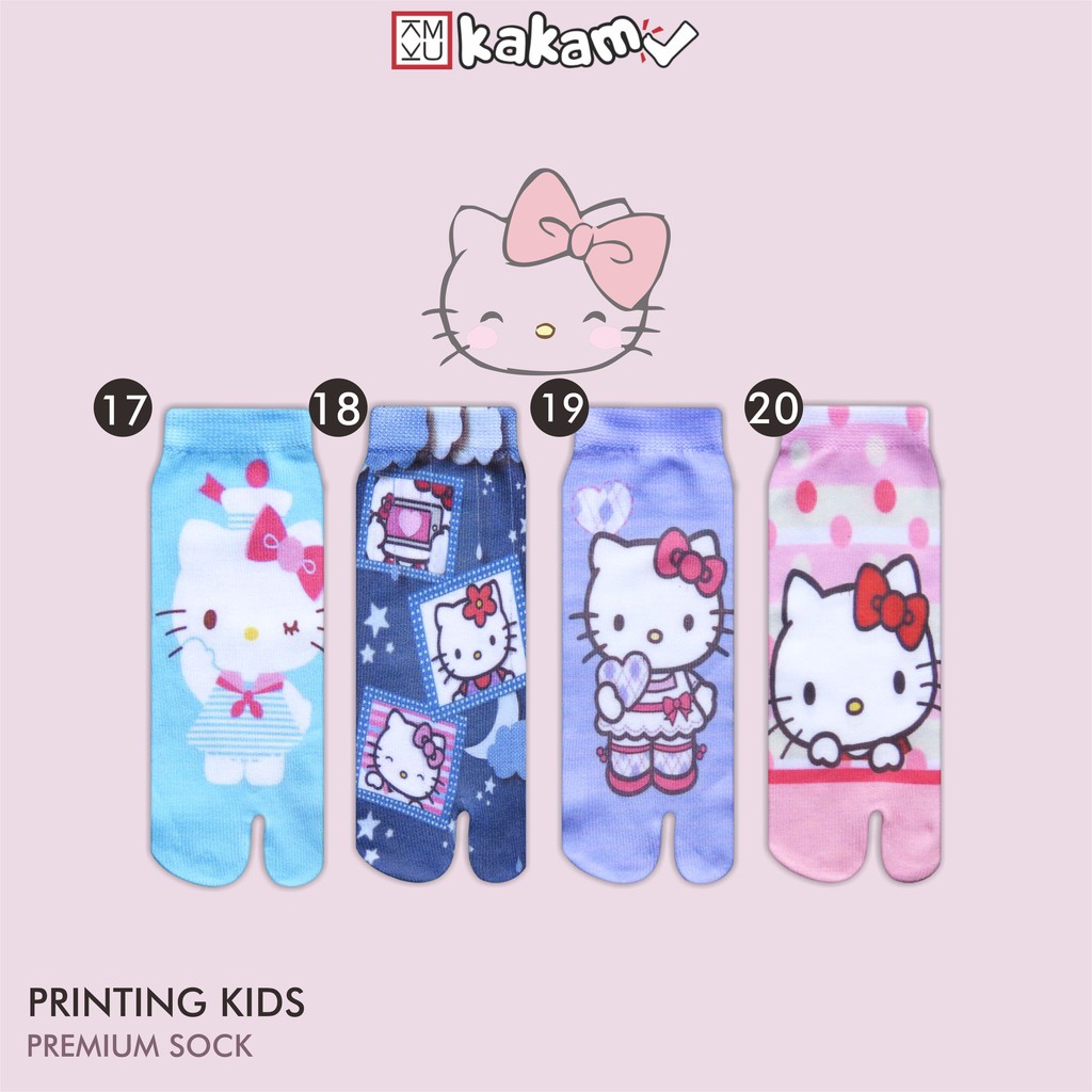 Kakamu Kaos Kaki Anak Printing Karakter  1