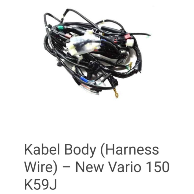 kabel body soket full kabel bodi k59 a70 all new vario 2018 2022 keyles kunci remot