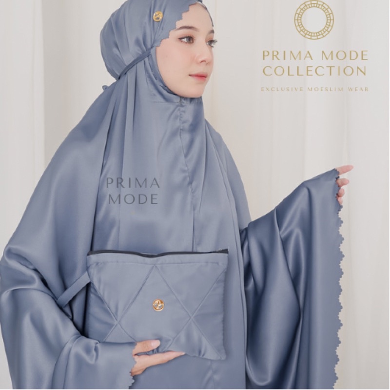 Mukena Velvet lasercut 2 in 1 silk premium