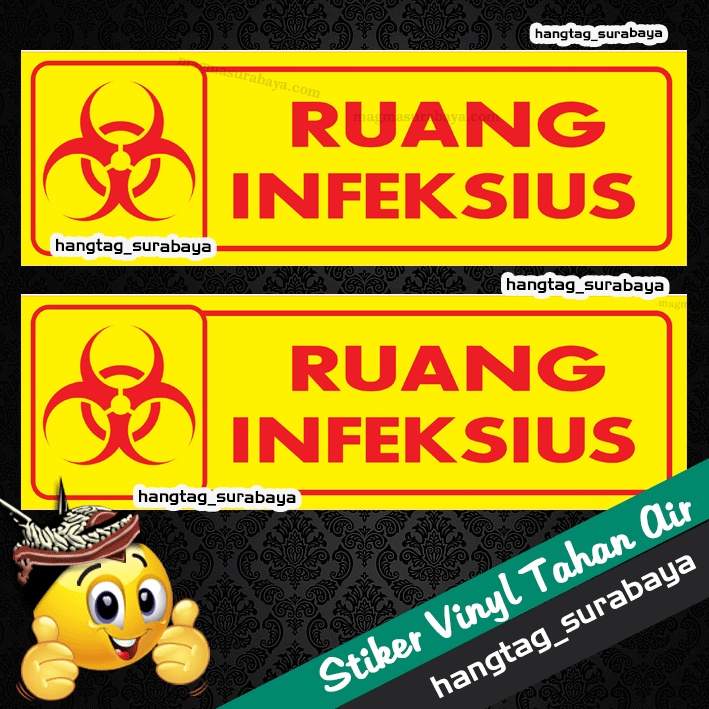 

Stiker Ruang Infeksius Rumah sakit - Klinik - Laboratorium