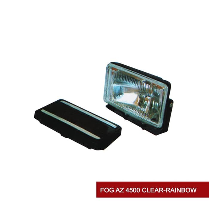 FOGLAMP/ LAMPU KABUT AZ4500 CLEAR RAINBOW YELLOW UNIVERSAL XRF 001