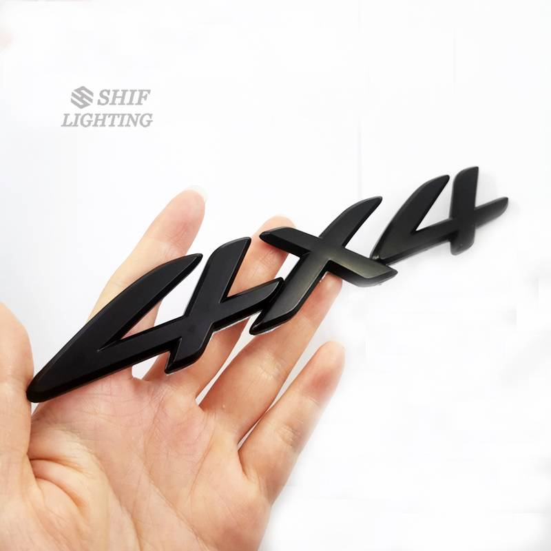 1 x Black ABS 4x4 BT-50 Letter Car Rear Trunk Decorative Emblem Badge Sticker Decal Replacement for MAZDA BT50 4X4