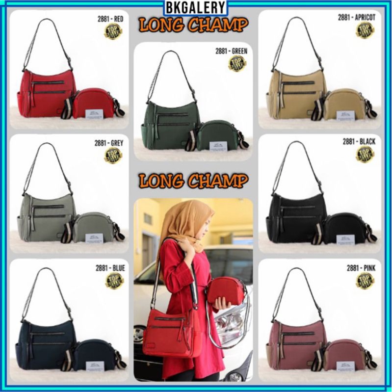 Terima COD Reseller Grosir Tas Wanita Branded LC2881 Set Handbag / Tas Selempang Wanita Import