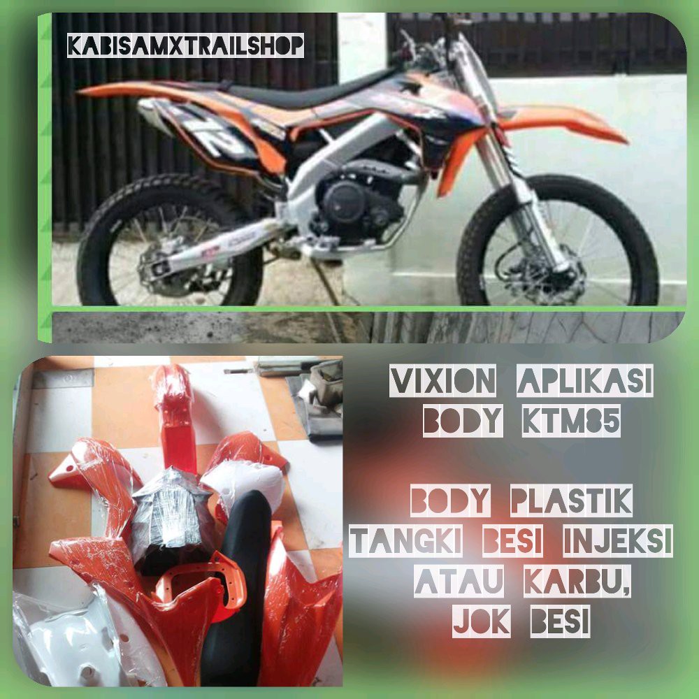 Body Trail Ktm85 Untuk Vixion Injeksi Dan Karbu Shopee Indonesia