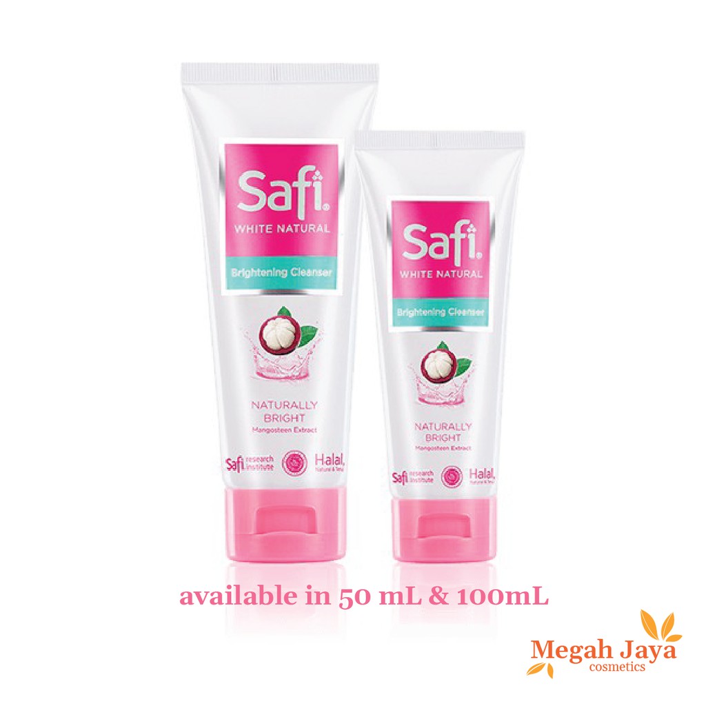 SAFI WHITE NATURAL BRIGHTENING CLEANSER MANGOSTEEN 100 Gr l 50GR@MJ