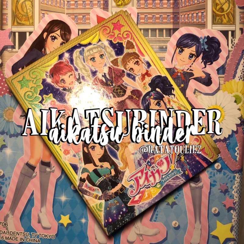 aikatsu one pocket binder — [baca deskripsi]