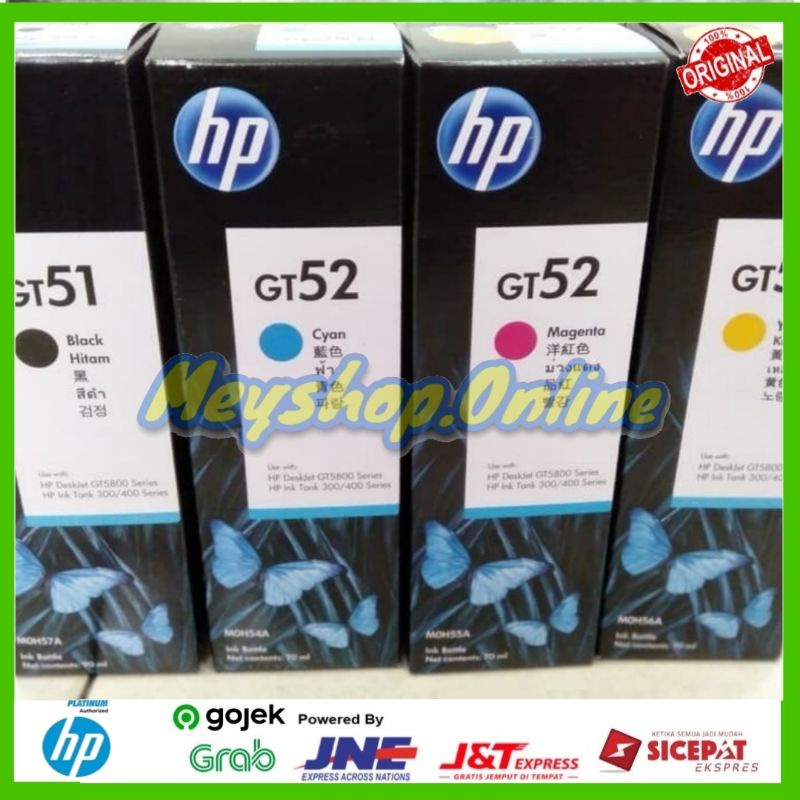 Tinta Pigment HP GT51 GT52 Original