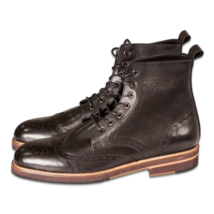 NEO BROGUES BOOTS BLACK